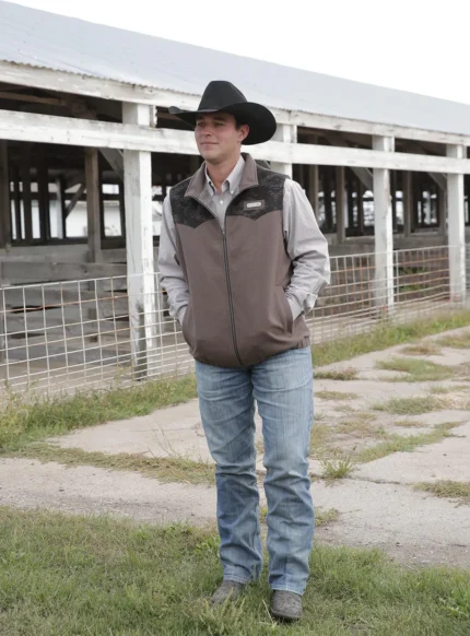 All-Day Comfort Western Men’s Cowboy Vest