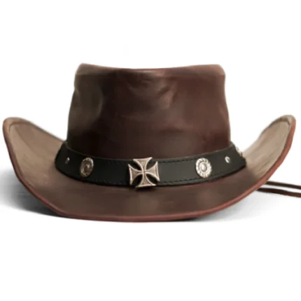 Western Leather Heritage Classic Brown Cowboy Hat