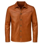 Timeless Style Classic Brown Leather Jacket