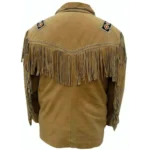 Brown fringe jacket