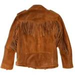 Brown Suede Fringe Jacket