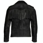 black fringe jacket