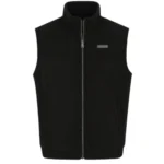 Classic Western Wool Style Black Cowboy Vest