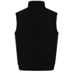Classic Western Wool Style Black Cowboy Vest