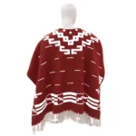 red poncho