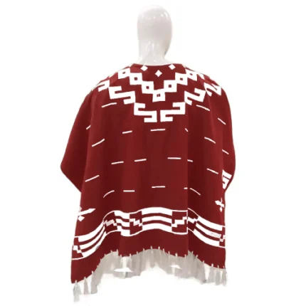 red poncho