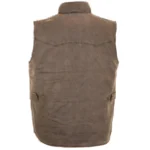 brown cotton vest