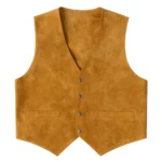 suede leather vest
