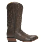 dark brown cowboy boots