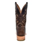 Dark brown leather boots