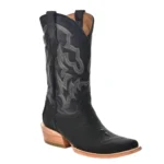 black cowboy boots for men