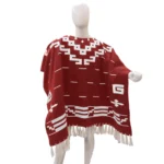 red poncho