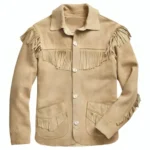 white fringe jacket