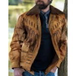 Suede fringe jacket
