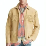 white fringe jacket