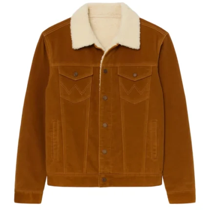 brown corduroy jacket