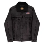 black American flag jacket