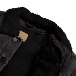 black American flag jacket