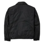 Western Classic Black Cotton Cowboy Jacket