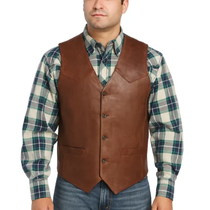 Cripple Creek leather vest