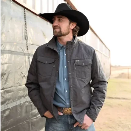 Grey western jacket