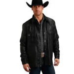 black cowboy jacket