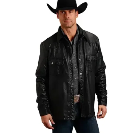 black cowboy jacket