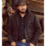 Western Classic Black Cotton Cowboy Jacket
