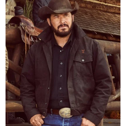 Western Classic Black Cotton Cowboy Jacket