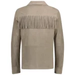 fringe long jacket