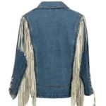 denim fringe jacket