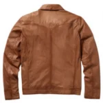 brown zipper jacket
