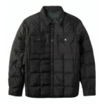 Shiny Black Puffer Jacket