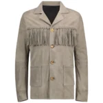 fringe long jacket