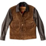 Suede Leather Trucker Jacket