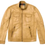 Camel Leather Jacket