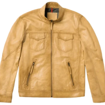 Camel Leather Jacket