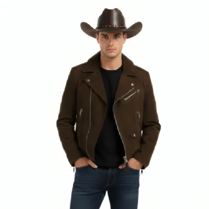 brown suede jacket for men