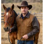 Suede Leather Trucker Jacket