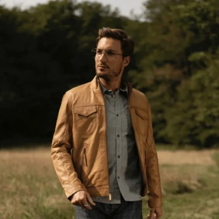 Camel Leather Jacket