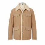Cowboy Suede Leather Beige Rodeo Style Jacket