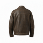 Cowboy Distress brown leather cowboy jacket