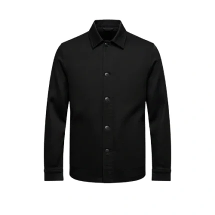 Rodeo Style Cowboy Black Cotton Jacket