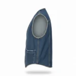 Western Style Cowboy Blue Denim Vest