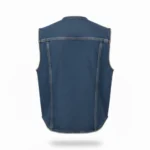 Western Style Cowboy Blue Denim Vest
