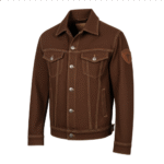 Western Style Cowboy Brown Denim Jacket