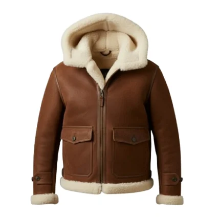 Cowboy Suede Leather Shearling Brown Jacket
