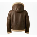 Sheepskin Leather Cowboy Brown Shearling Jacket