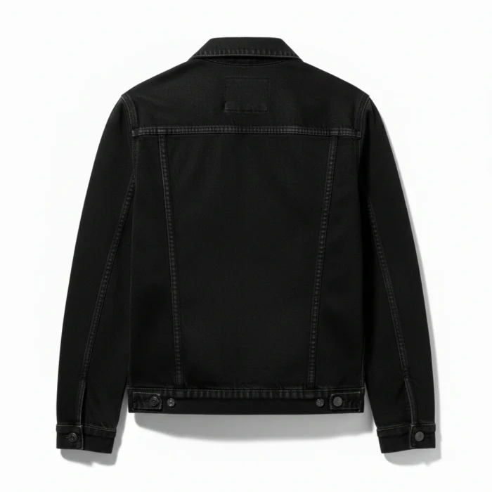 Western Cowboy Black Denim Jacket