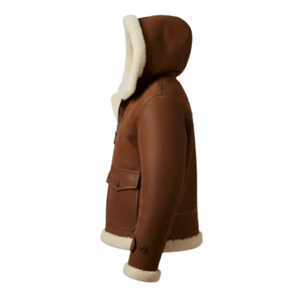 Cowboy Suede Leather Shearling Brown Jacket